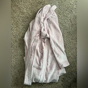 Soft Pink Lands End fluffy Robe